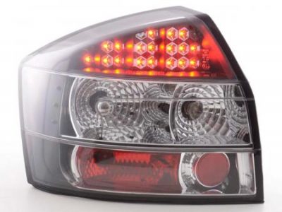 Led takavalot Audi A4 Sedan 8E vm.01-04, musta, FK-Automotive