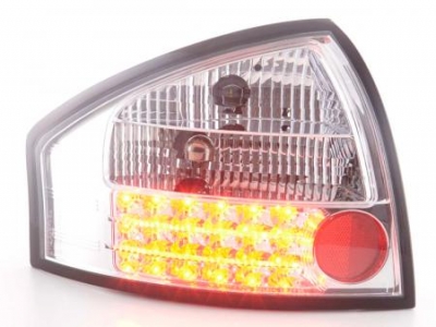 Led takavalot Audi A6 Sedan 4B vm.97-03, kromi, FK-Automotive