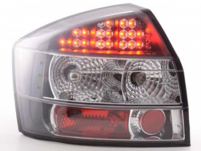 Led takavalot Audi A4 Sedan 8E vm.01-04, musta, FK-Automotive