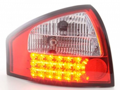 Led takavalot Audi A6 Sedan 4B vm.97-03, puna/kirkas, FK-Automotive