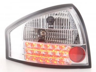 Led takavalot Audi A6 Sedan 4B vm.97-03, kromi, FK-Automotive