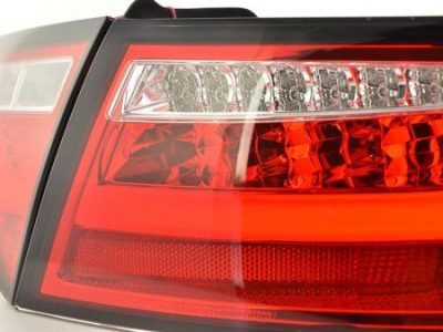 Led takavalot Audi A5 8T Coupe/Sportback vm.07-11, punainen/kirkas, FK-Automotive