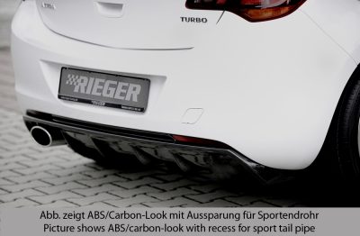 Takapuskurin alaosa Opel Astra J vm.11.08-09.12 5-ov hatchback, Rieger