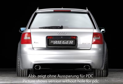 Takapuskurin alaosa S6-Look Audi A6 (4B) vm.01.97-06.01 avant, Rieger