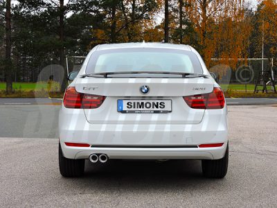 Pakoputkisto BMW 3-sarja 318D/320D (F34) GT -16, Simons