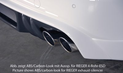 Takapuskurin alaosa Audi A4 (B8/B81) vm.11.07-12.11 sedan, avant, Rieger