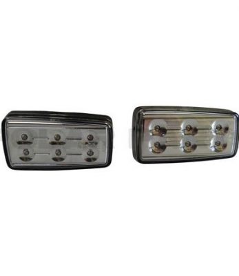 Sivuvilkut Volvo S70/V70/C70 12.96-12.99 LED kromi