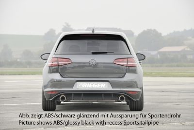 Takapuskurin alaosa VW Golf 7 GTI vm.04.13-12.16, 3-ov/5-ov, Rieger