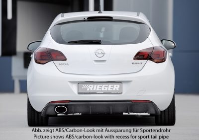 Takapuskurin alaosa Opel Astra J vm.11.08-09.12 5-ov hatchback, Rieger