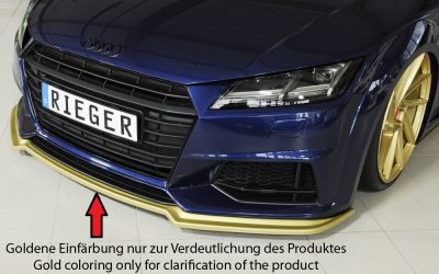 Etuspoileri Audi TT (8J-FV/8S) vm.07.14-, myös facelift, coupe, roadster, Rieger