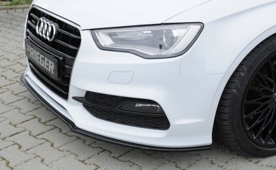 Etuspoileri Audi A3 (8V) vm.2012-2018 5-ov (sedan 8VS), 3-ov (cabrio 8V7), Rieger