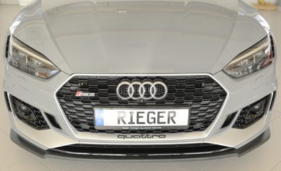 Etuspoileri Audi RS5 (B9/F5) vm.03.17-02.20, coupe, sportback, Rieger
