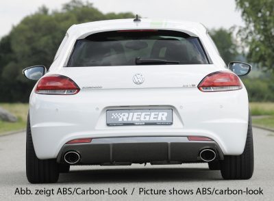 Takapuskurin alaosa VW Scirocco R (13) vm.11.09-, myös facelift, 2-ov, Rieger
