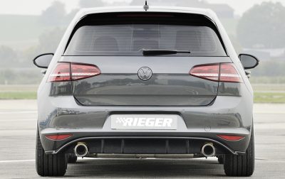 Takapuskurin alaosa VW Golf 7 myös GTI vm.04.13-, 3-ov/5-ov, Rieger