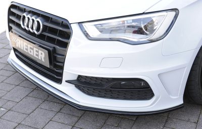 Etuspoileri Audi A3 (8V) vm.2012-2018 3-ov/5-ov, Rieger