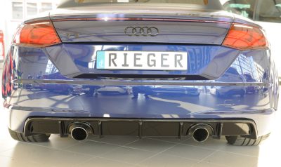 Takapuskurin alaosa Audi TT (8J-FV/8S) vm.07.14-, myös facelift, coupe, roadster, Rieger