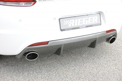 Takapuskurin alaosa VW Scirocco R (13) vm.11.09-, myös facelift, 2-ov, Rieger