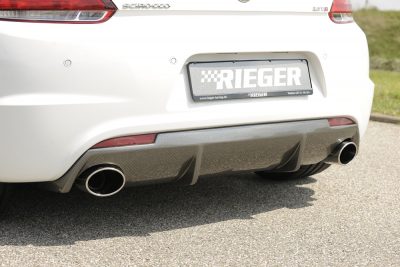 Takapuskurin alaosa VW Scirocco R (13) vm.11.09-, myös facelift, 2-ov, Rieger