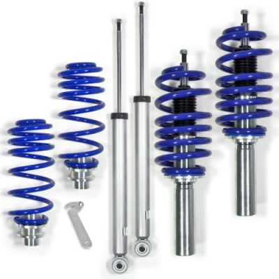 Coilover Audi A4 Avant B8 (8K5) myös 4WD 1.8 TFSI, 2.0 TDI, 2.0 TFSI, 2.7 TDI, 3.0 TDI, 3.2 FSI, vm.2007-2011, JOM BlueLine