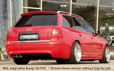 Takapuskurin alaosa S6-Look Audi A6 (4B) vm.01.97-06.01 avant, Rieger