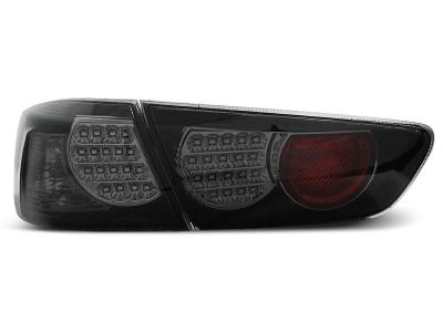 Led takavalot Mitsubishi Lancer 8 Sedan vm.08-11, musta, savu