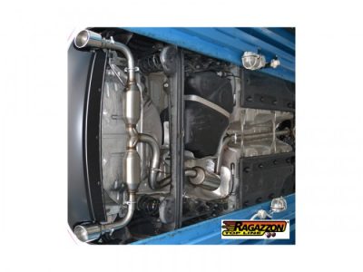 Metallinen katalysaattori 200cpsi + Keskiputki, ruostumaston teräs, 60mm VW Beetle 1.4TSI (118kW) vm.2011-, Ragazzon