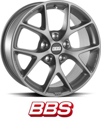 Vanne BBS SR jako: 5x114.3, koko: 16, ET: 45, KR: 82, Himalaya Satin Grey