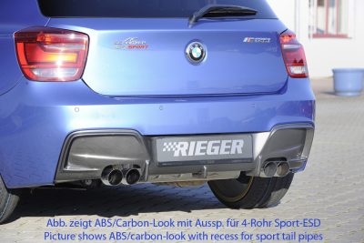 Takapuskurin alaosa BMW 1-srj F20/F21 vm.09.11-03.2015, Rieger