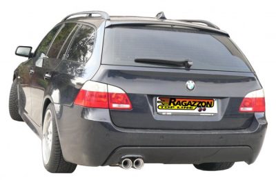 Katalysaattori + partikkeli filtteri korvausputki, ruostumaton teräs - mot.306D3 (2993cc) BMW 5-srj E61(Touring) 530D (170kW) vm.2005-2007, Ragazzon