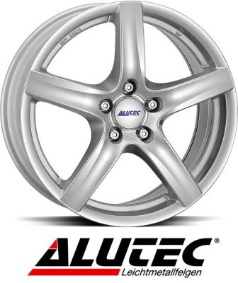 Vanne Alutec Grip jako: 5x100, koko: 14, ET: 40, KR: 57.1, Polar Silver