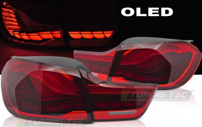 OLED takavalot BMW 4-srj. F32/F33/F36/F82/F83 vm. 13-21, punainen