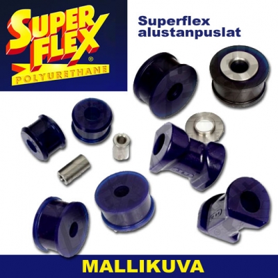 Superflex alustan pusla Ford Escort Mk 1 & Mk2, etukallistuksenvakaaja, kapea 22mm Huom! Hinta on parin-hinta.