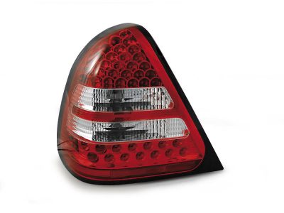 Led takavalot Mercedes-Benz W202 C-srj vm.06.93-06.00, puna/valko 