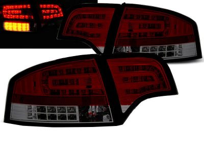 Led takavalot Audi A4 vm.B7 vm.11.04-03.08 Sedan, puna/savu 