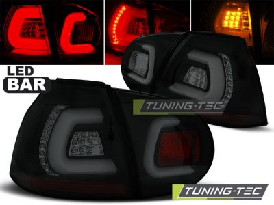 Led takavalot VW Golf 5 vm.10.03-09, musta, savu 