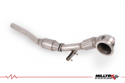  Downpipe Large-bore Audi A1 S line 1.4 TFSI 185HV S tronic vm.2010-2015 Miltek