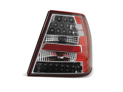 Led takavalot VW Bora vm.09.98-07.05, puna/valko 