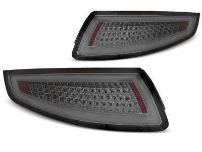 Takavalot Porsche 911 997 vm.04-09, puna/valko, led