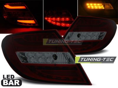 Led takavalot Mercedes-Benz C-srj W204 Sedan vm.07-10, puna/savu 