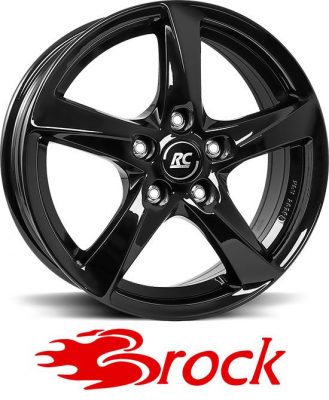 Vanne Brock RC30 jako: 4x100, koko: 14, ET: 35, KR: 54.1, Shiny Black