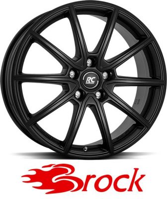 Vanne Brock RC32 jako: 5x112, koko: 16, ET: 22, KR: 66.7, Satin Black Matt