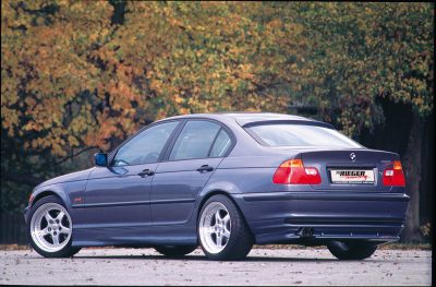 Takapuskurin alaosa BMW 3-srj E46 vm.02.98-12.01 sedan, Rieger