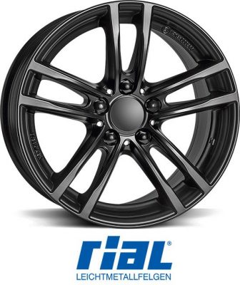 Vanne RIAL X10 jako: 5x120, koko: 16, ET: 40, KR: 72.6, Racing Black