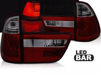 Led takavalot Bmw X5 E53 09.99-10.03, pun/savu