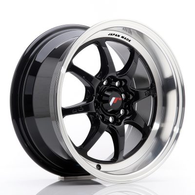 Vanne Japan Racing TFII 15x7,5 4x100 4x114,3 30 Black