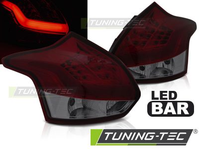 Led takavalot Ford Focus 3 vm.11-10.14 Hatchback, puna/savu 