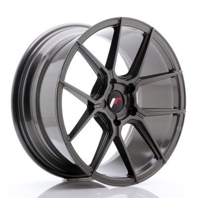 Vanne Japan Racing JR30 18x8,5 5x110 5x108 5x105 5x112 5x100 5x120 5x114,3 5x115 5x118 40 Hyper Gray