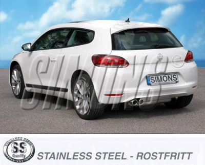 Pakoputkisto VW Scirocco 2.0TSFi/1.8TSi/1.4TSi 08-, Simons