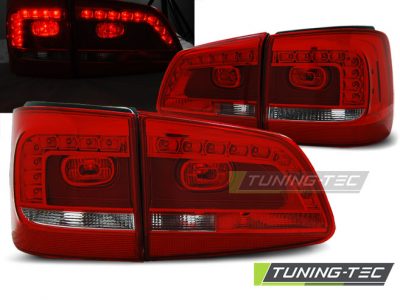 Led takavalot VW Touran vm.08.10-, puna/valko 