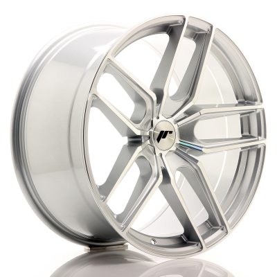 Vanne Japan Racing JR25 20x10 5x120 5x130 5x112 5x118 5x108 5x114,3 5x110 5x127 5x115 40 Silver